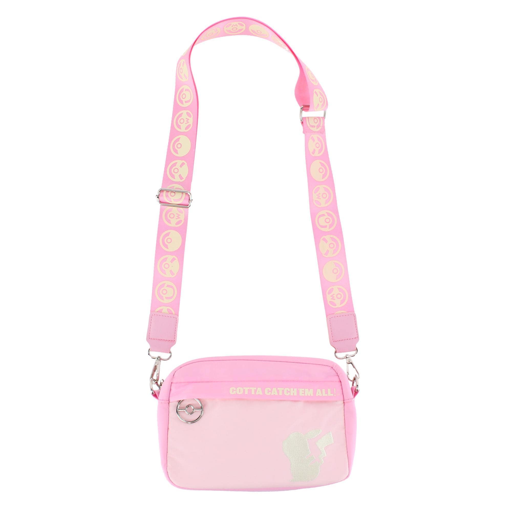 CTM® Young Adult Pink Pikachu Crossbody Adjustable Belt Bag - Young Adult Pink Pikachu Crossbody Adjustable Belt Bag