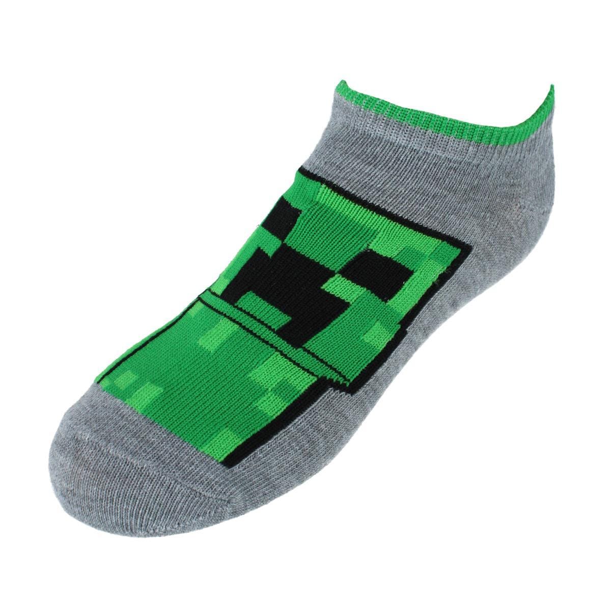 CTM® Kid's Minecraft Mix It Up Graphics Novelty Socks (6 Pack) - Multiple