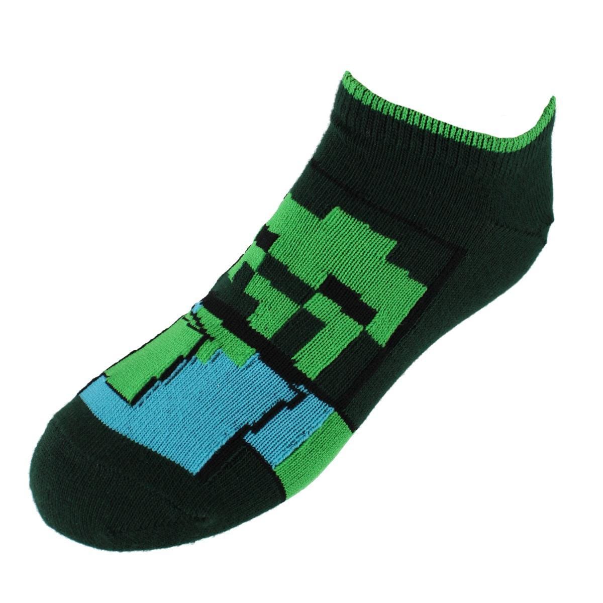 CTM® Kid's Minecraft Mix It Up Graphics Novelty Socks (6 Pack) - Multiple