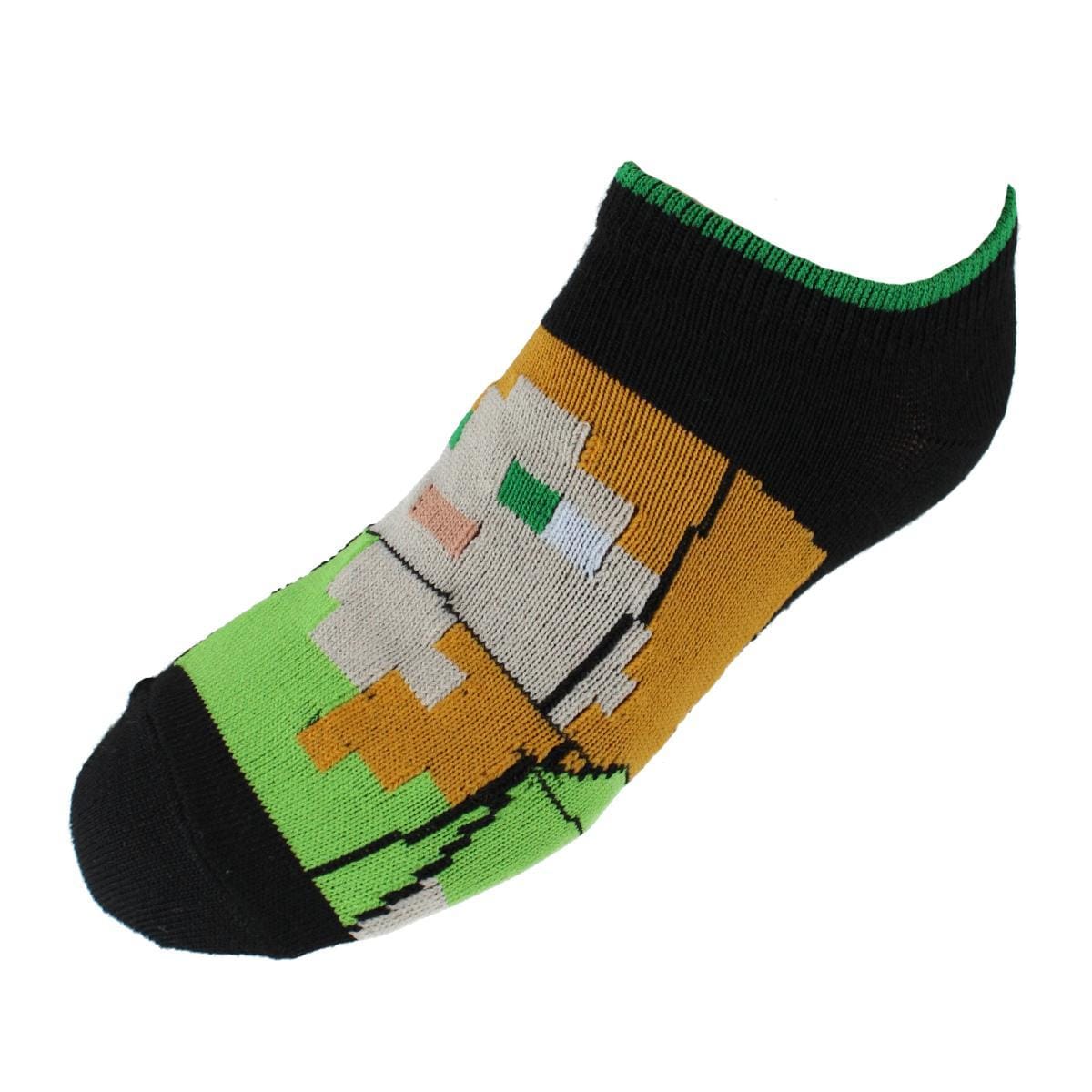 CTM® Kid's Minecraft Mix It Up Graphics Novelty Socks (6 Pack) - Multiple