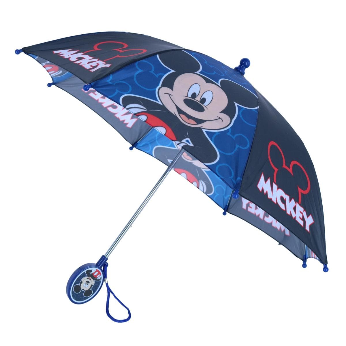 U.P.D., INC Kids' Disney Mickey Mouse Clamshell Handle Stick Umbrella - Black