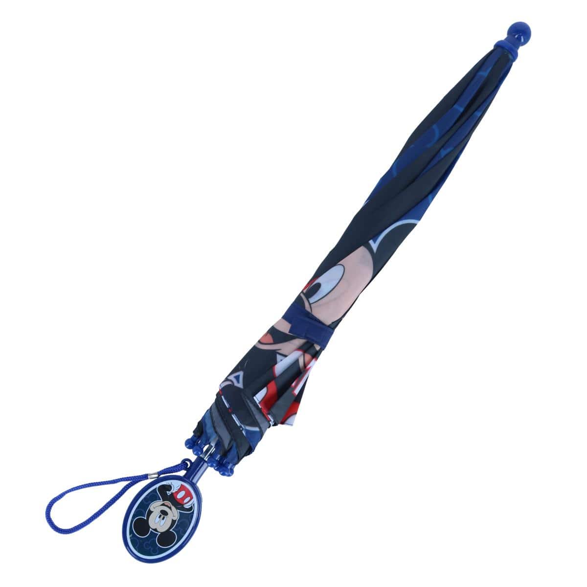 U.P.D., INC Kids' Disney Mickey Mouse Clamshell Handle Stick Umbrella - Black