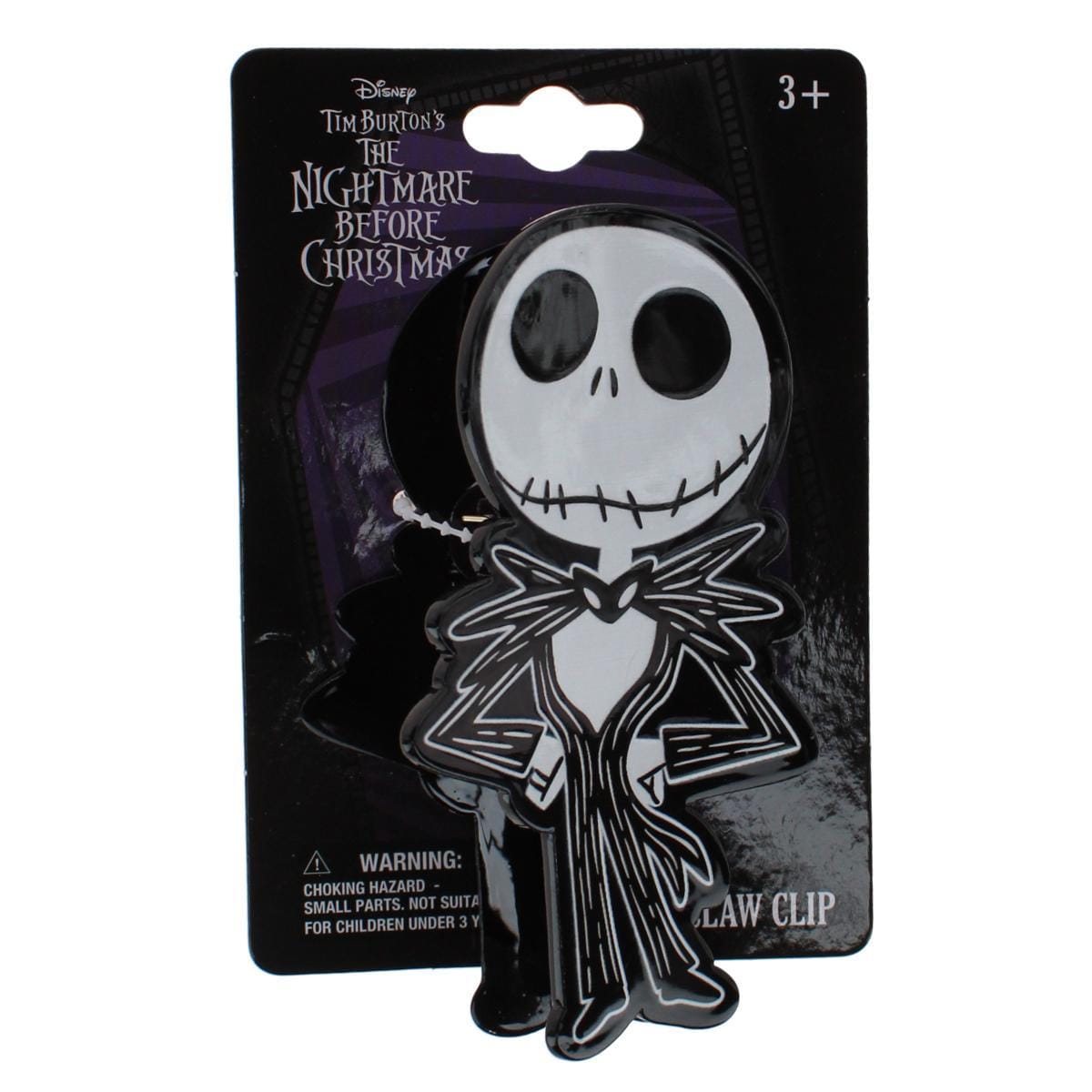 U.P.D., INC Nightmare Before Christmas Jack Skellington Claw Hair Clip - Black