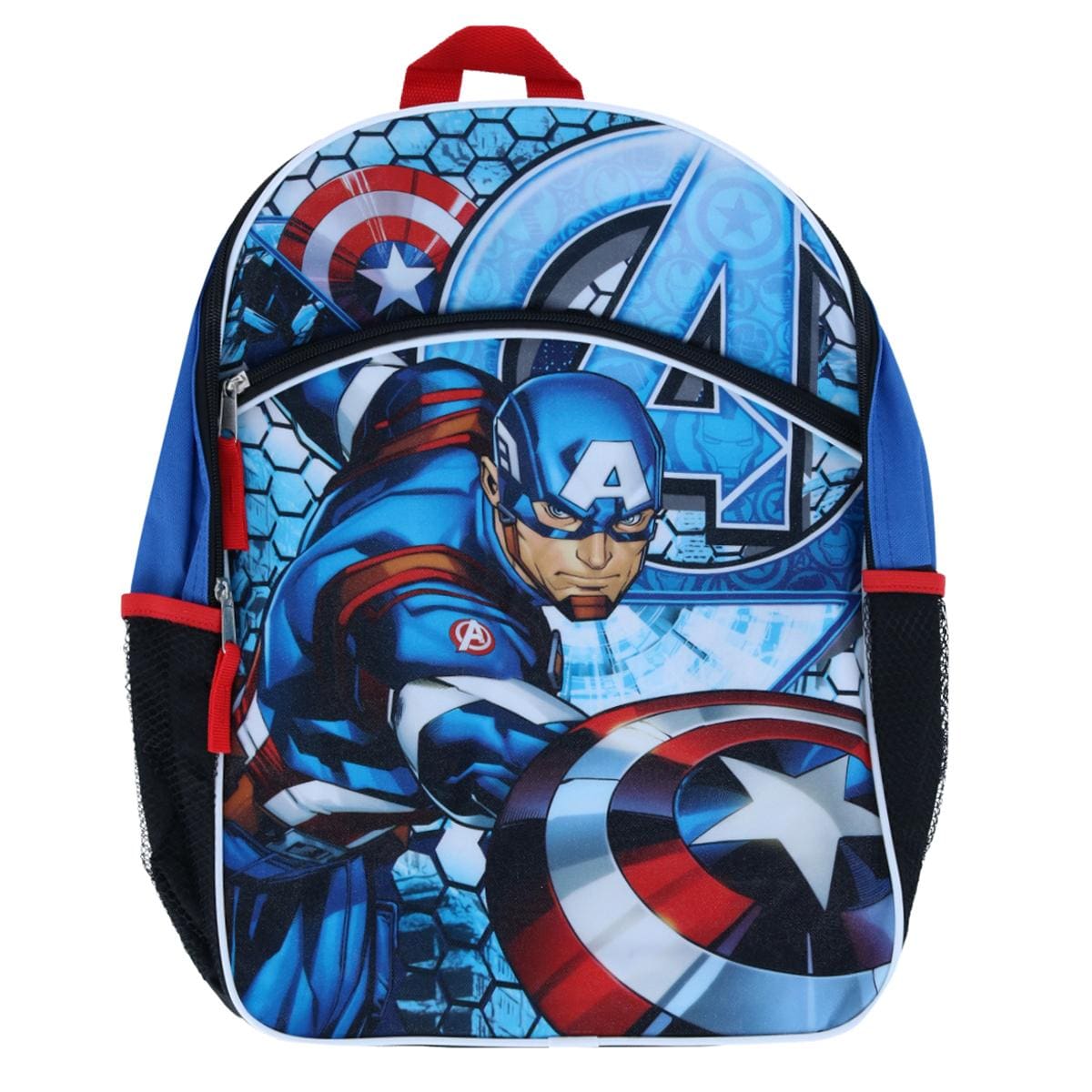 U.P.D., INC Boys Marvel 16 Inch Captain America Backpack - Black