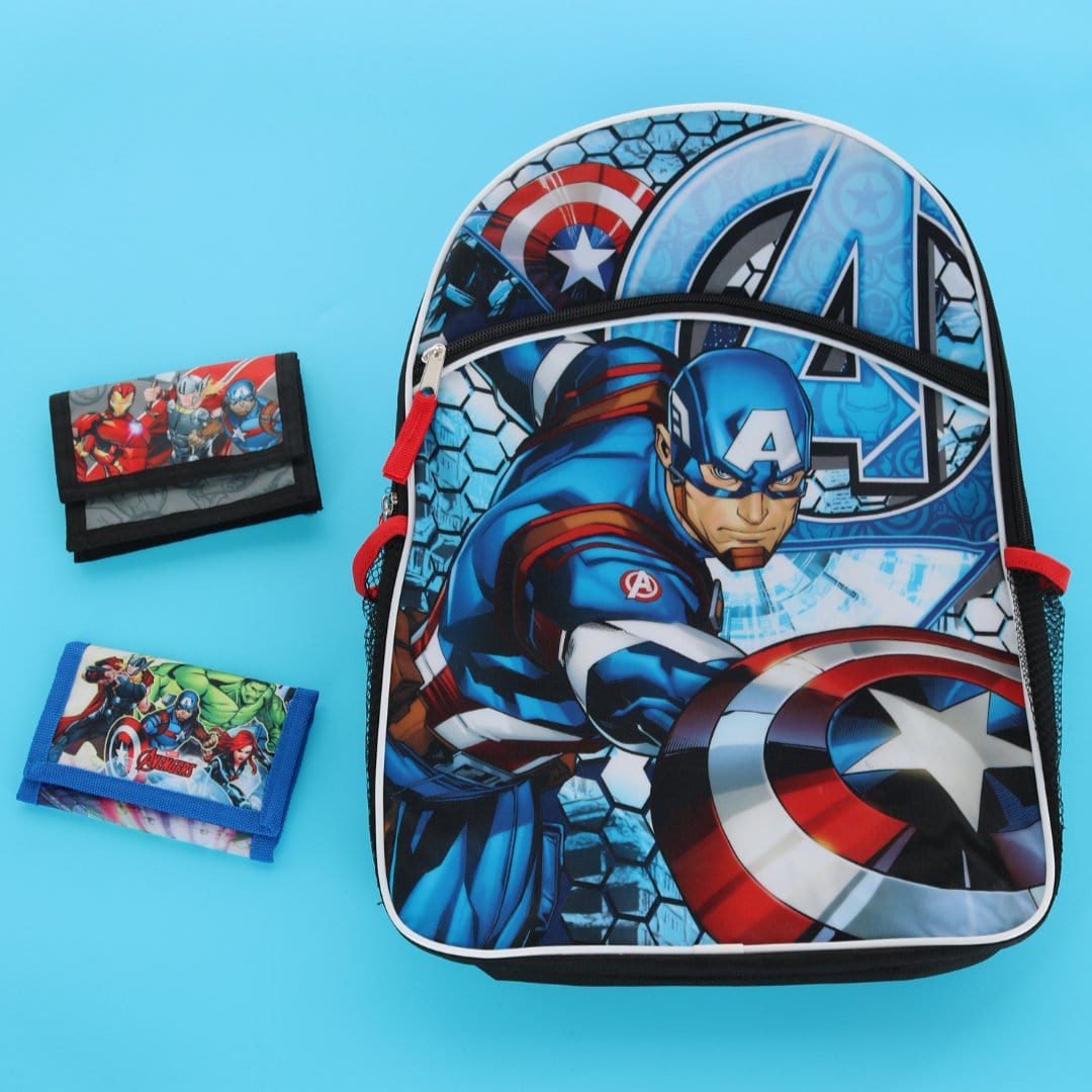 Boys Marvel 16 Inch Captain America Backpack by U.P.D., INC