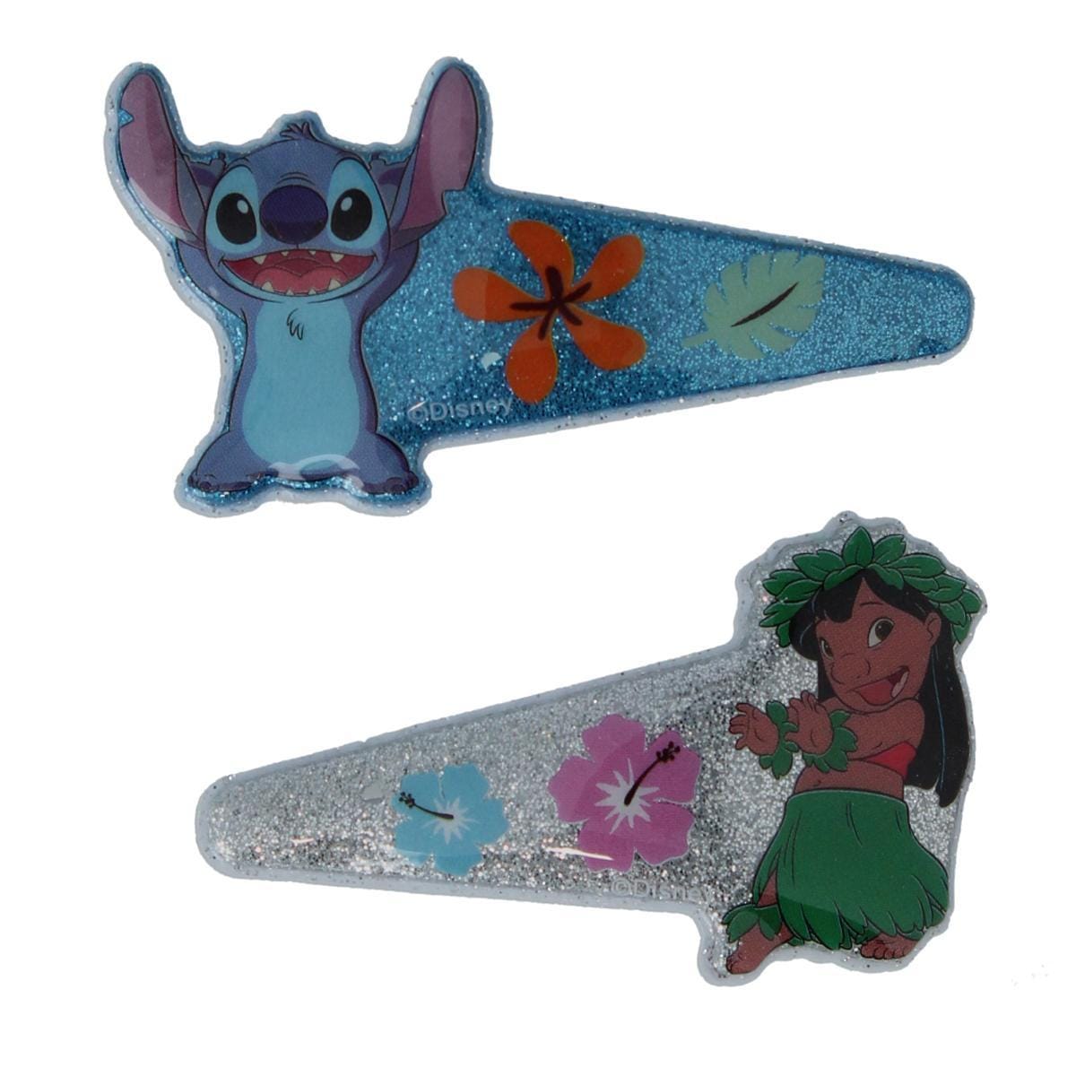 U.P.D., INC Kid's Lilo & Stitch Hair Brush and Accessory Set - Pink