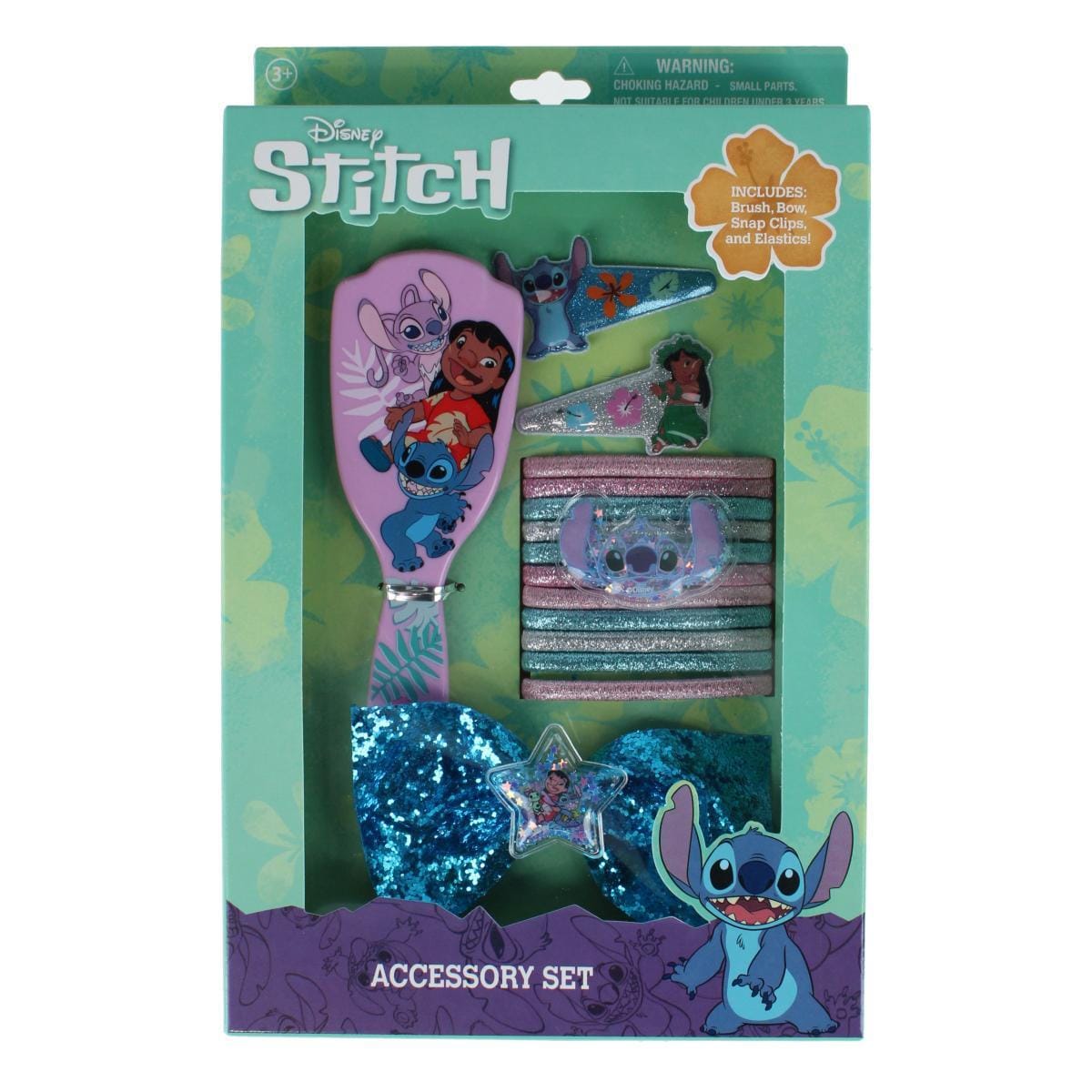 U.P.D., INC Kid's Lilo & Stitch Hair Brush and Accessory Set - Kid's Lilo & Stitch Hair Brush and Accessory Set