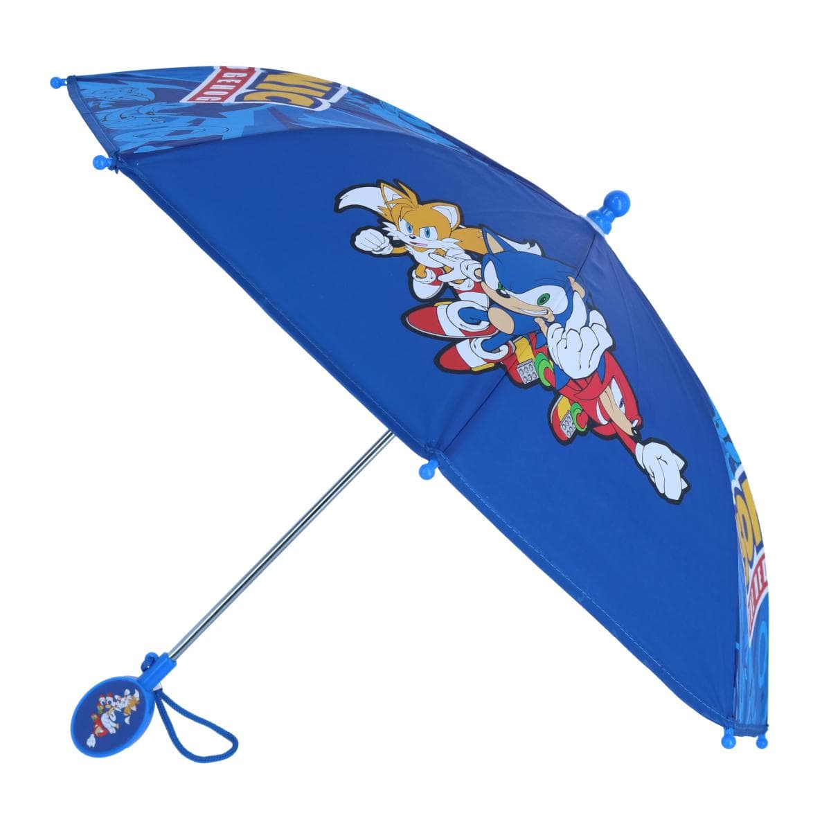 U.P.D., INC Kids' Sonic the Hedgehog Tails and Knuckles Stick Umbrella