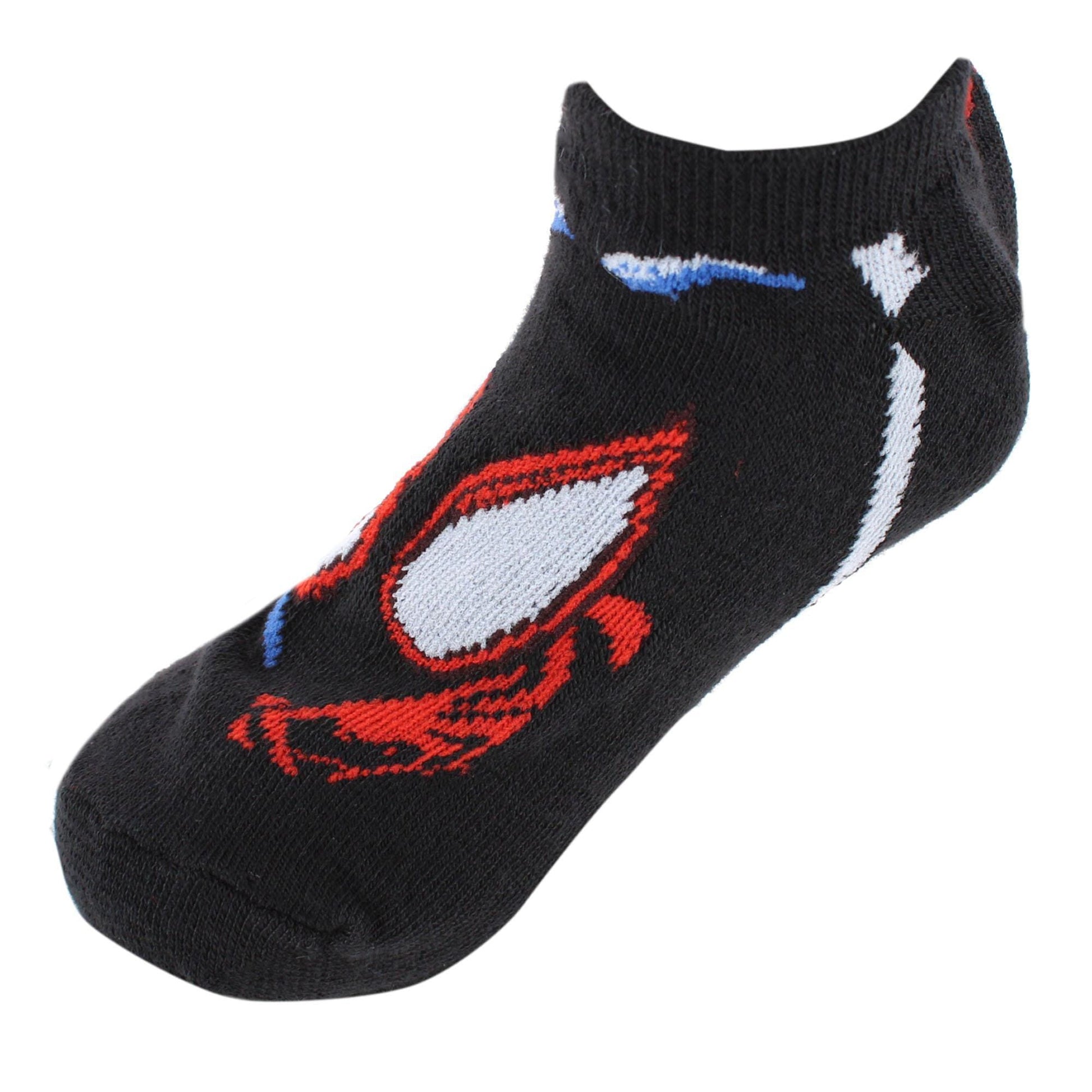 U.P.D., INC Boy's Spider-Man Across The Spiderverse No Show Socks (6 Pack) - Multiple