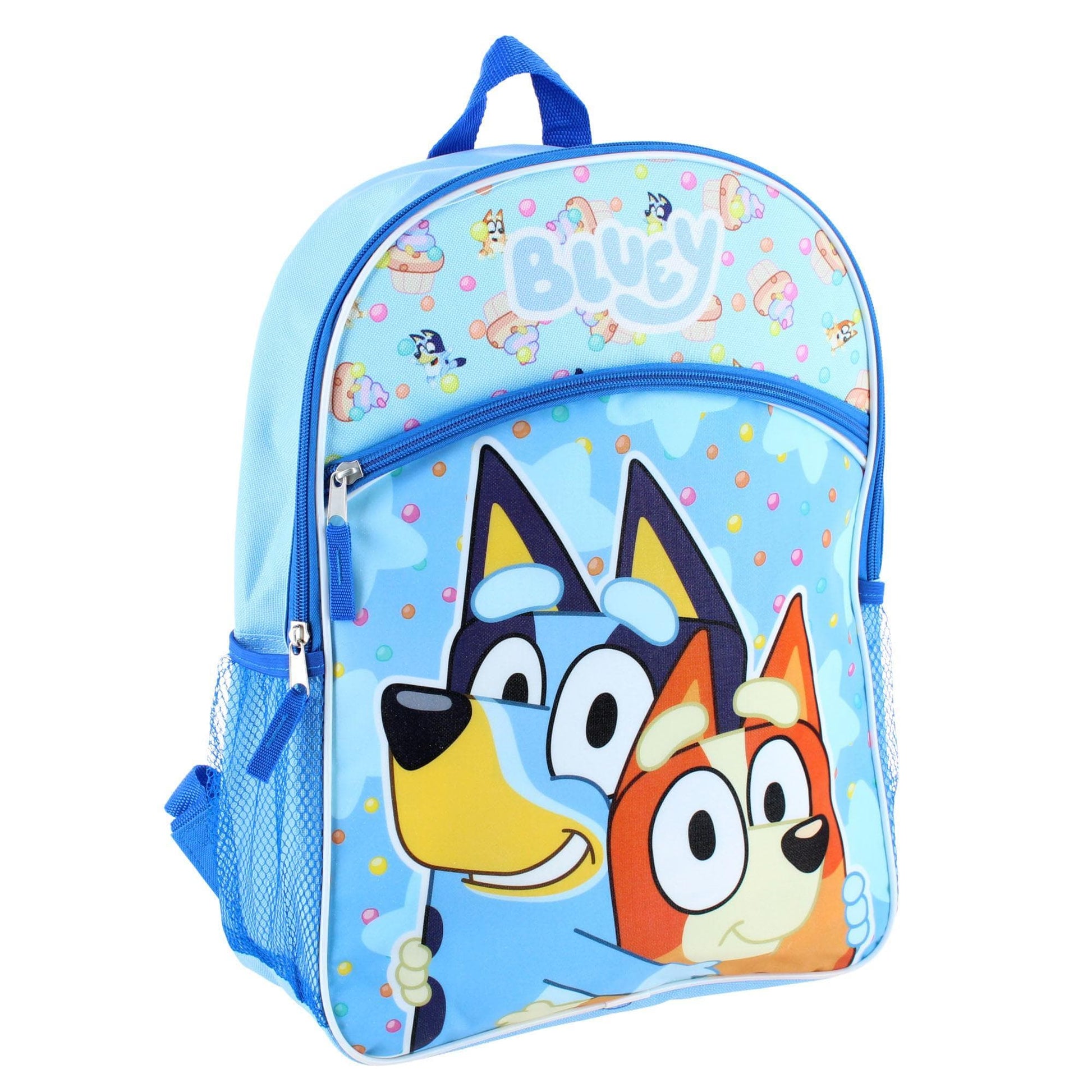 U.P.D., INC Kids Bluey and Bingo 16 Inch Backpack - Blue