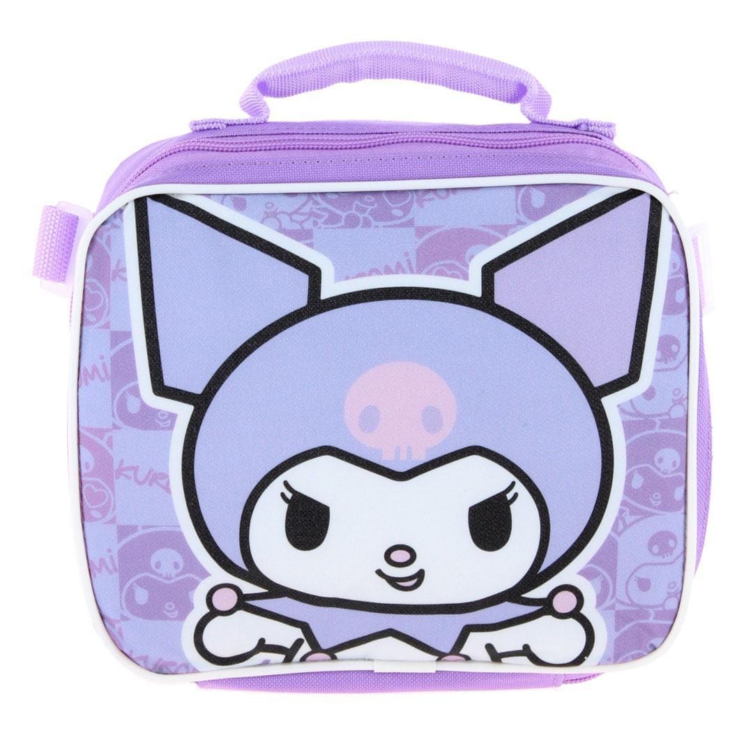 U.P.D., INC Girls Kuromi 16 Inch Backpack and Lunchbox Set - Purple
