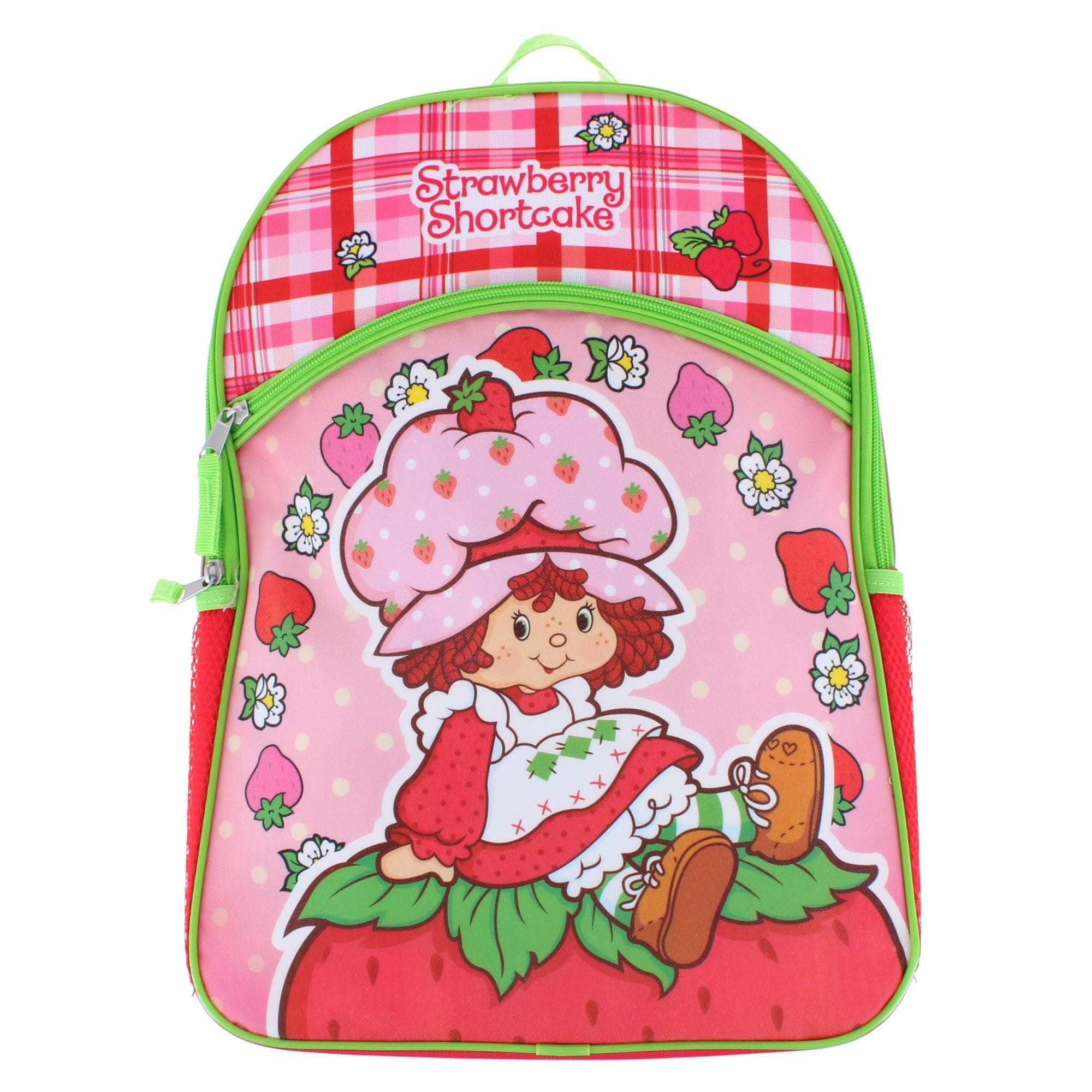 U.P.D., INC Girls Strawberry Shortcake 16 Inch Backpack - Pink