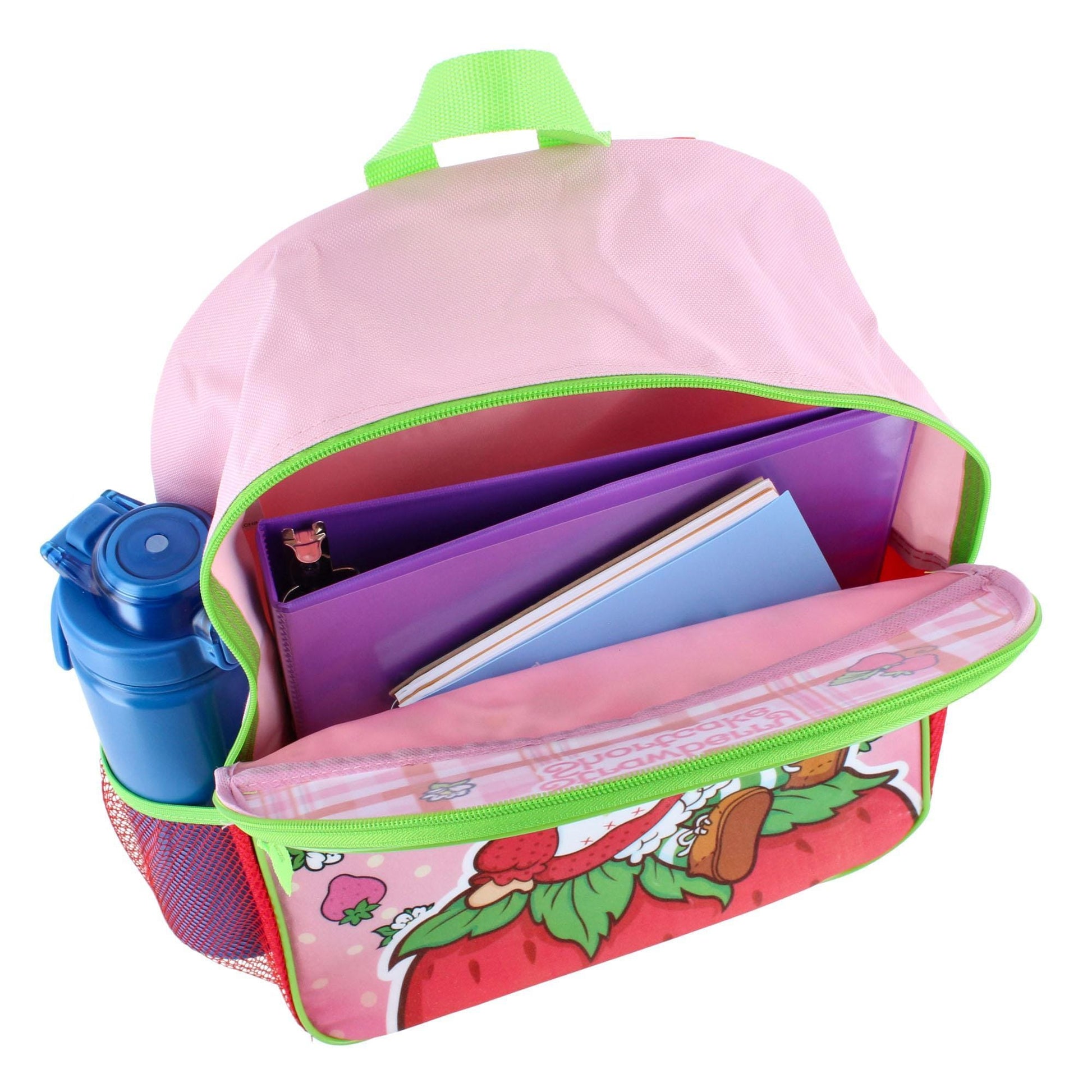 U.P.D., INC Girls Strawberry Shortcake 16 Inch Backpack - Pink