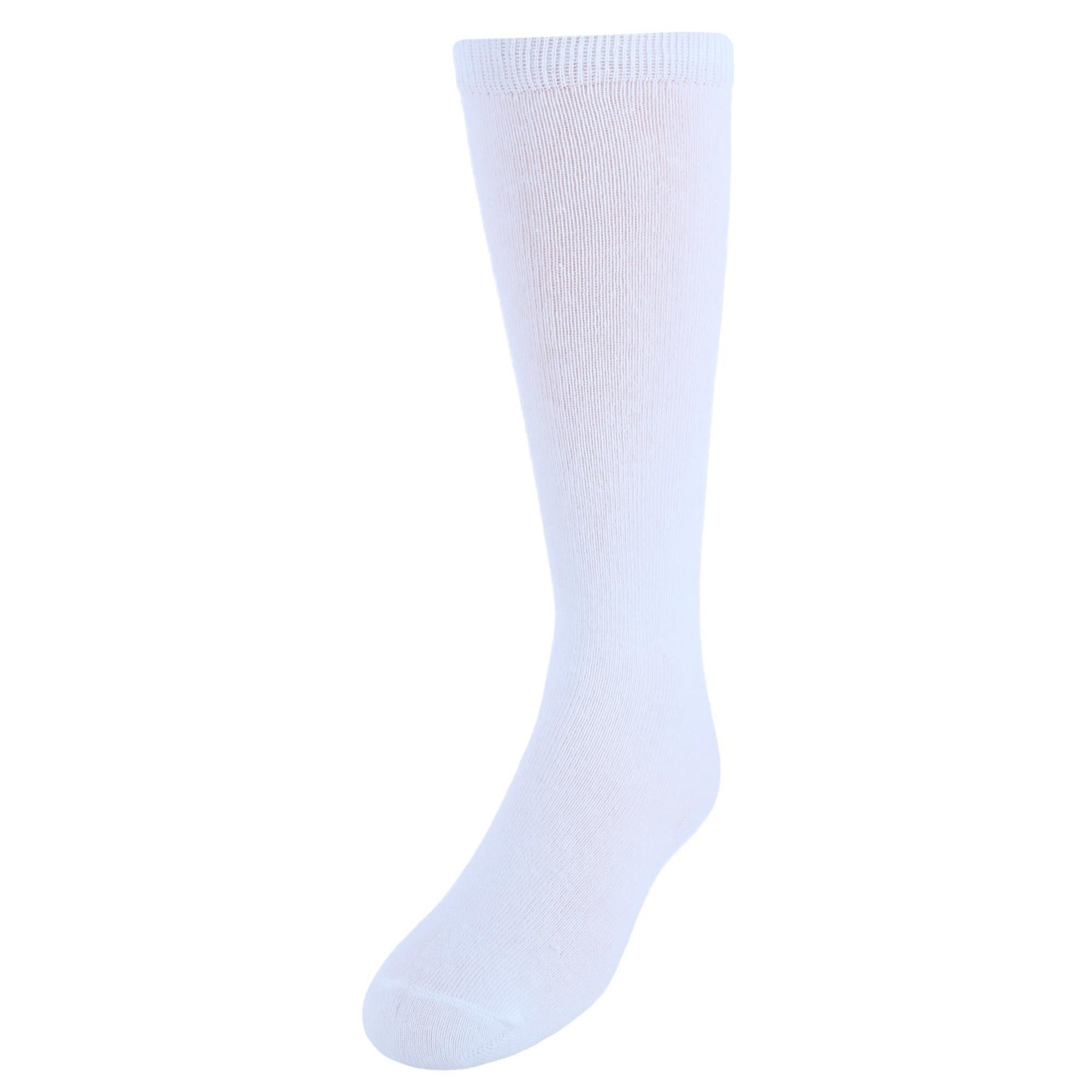 CTM® Girl's Solid Colored Soft Uniform Knee High Socks (1 Pair) - Girl's Solid Colored Soft Uniform Knee High Socks (1 Pair)