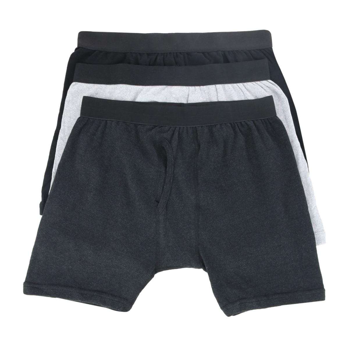 CTM® Men's Club USA Boxer Briefs (3 Pack) - Back / Grey