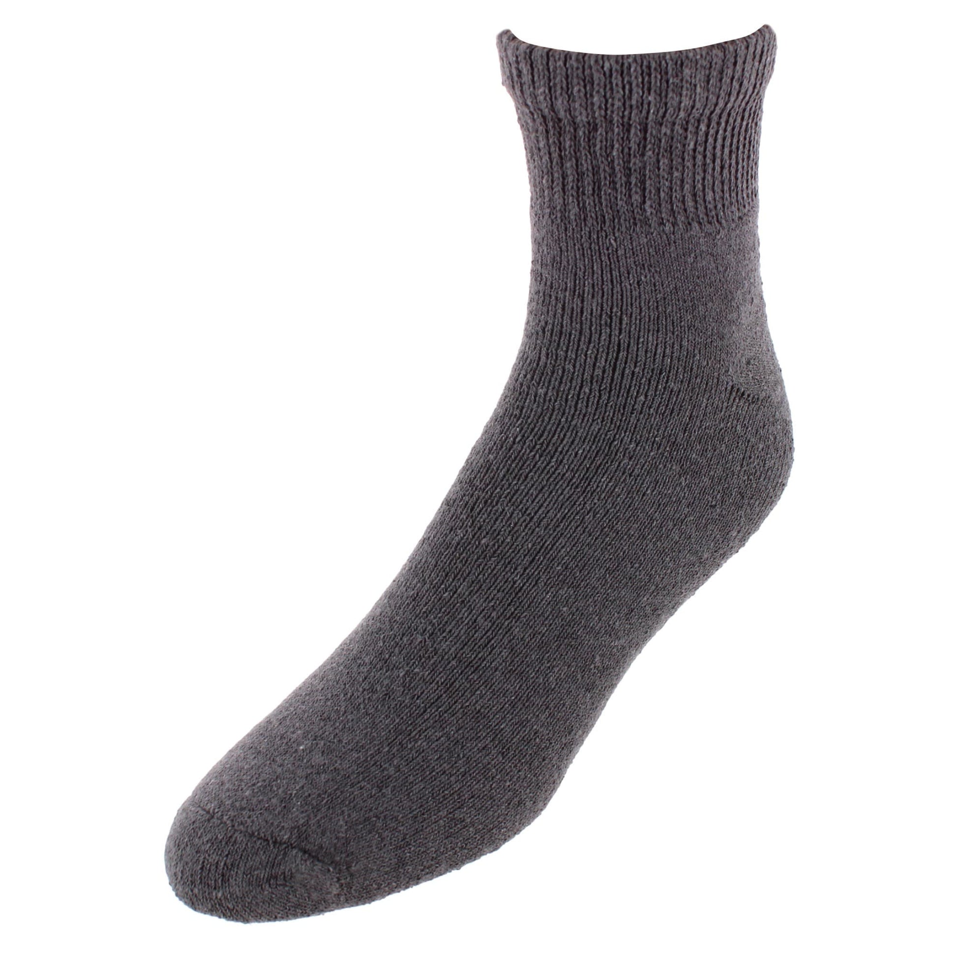 CTM® Men's Assorted Colors Diabetic Ankle Socks (3 Pairs) - Multiple