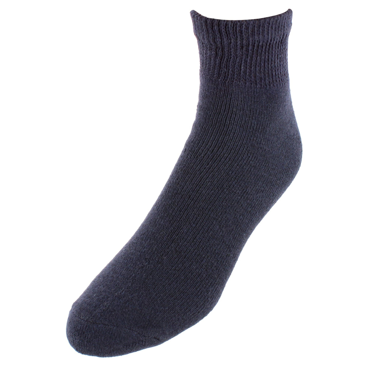 CTM® Men's Assorted Colors Diabetic Ankle Socks (3 Pairs) - Multiple
