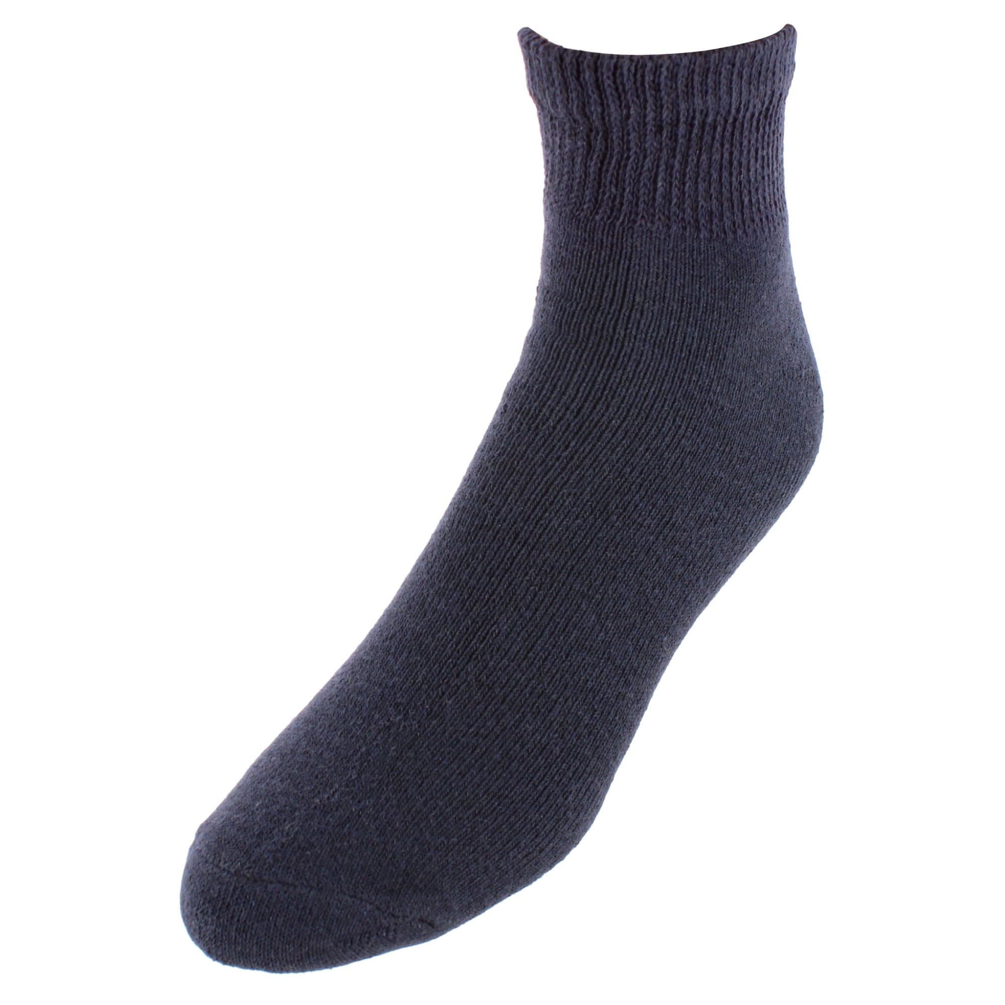 CTM® Men's Assorted Colors Diabetic Ankle Socks (3 Pairs) - Multiple