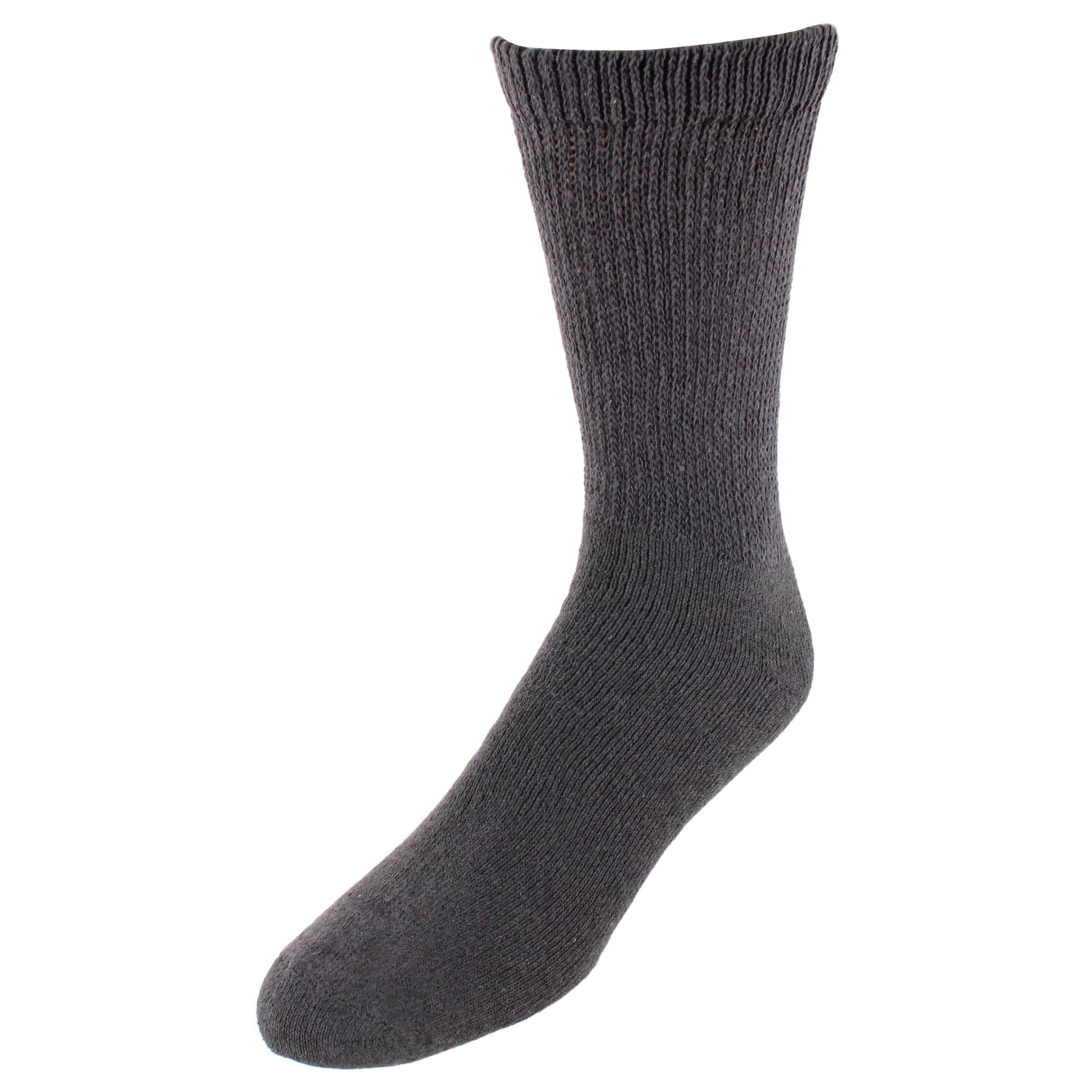 CTM® Men's Assorted Colors Diabetic Crew Socks (3 Pair) - Multiple