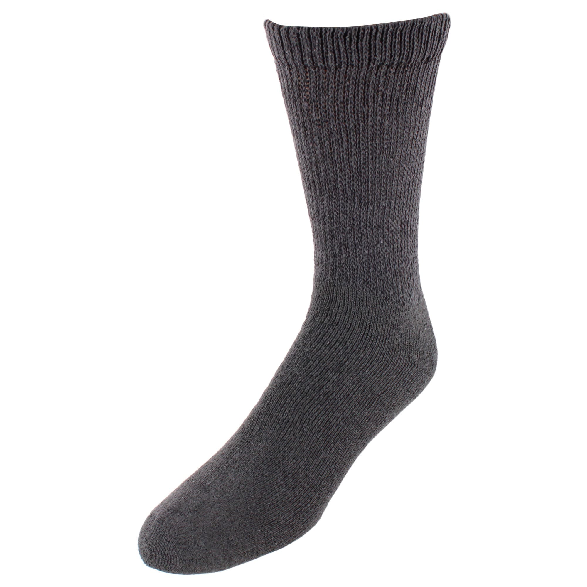 CTM® Men's Assorted Colors Diabetic Crew Socks (3 Pair) - Multiple