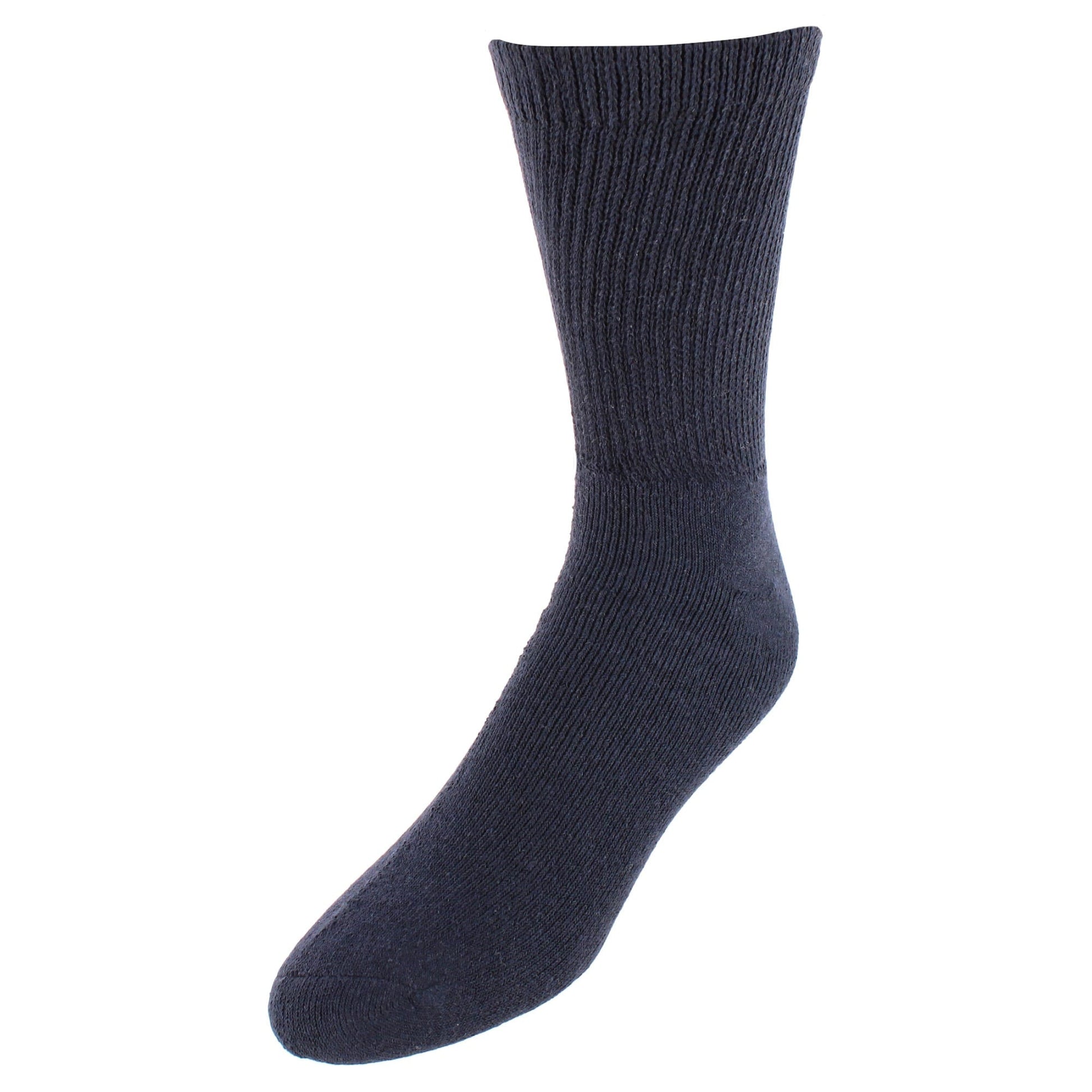 CTM® Men's Assorted Colors Diabetic Crew Socks (3 Pair) - Multiple