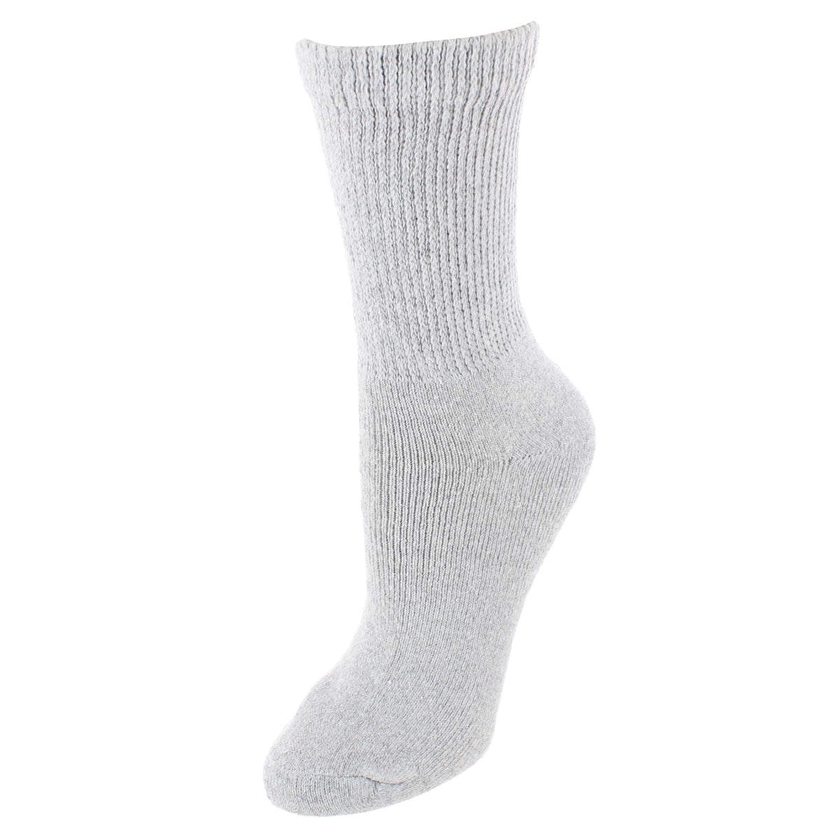 CTM® Women's Assorted Colors Diabetic Crew Socks - Multiple