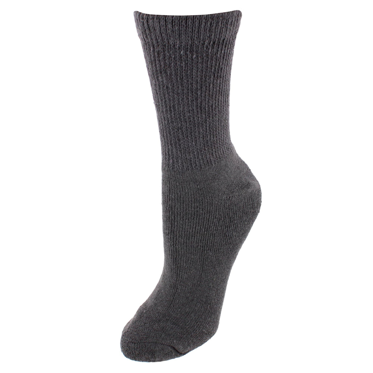 CTM® Women's Assorted Colors Diabetic Crew Socks - Multiple