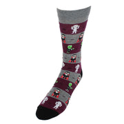 Men's Monster Mash Halloween Cotton Blend Crew Sock (1 Pair)