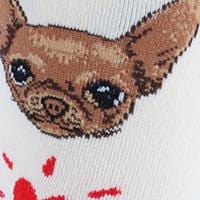 CTM® Women's My Pup Crew Novelty Socks - Chihuahua