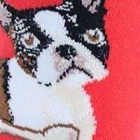 CTM® Women's My Pup Crew Novelty Socks - French Bulldog