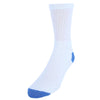 Men's Casual and Comfortable Colored Heel and Toe Crew Socks (4 Pack)