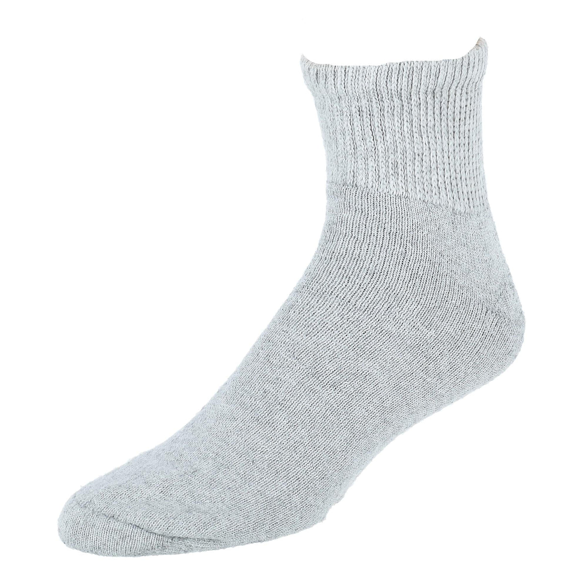 CTM® Men's Big and Tall Ankle Socks (3 Pair Pack)