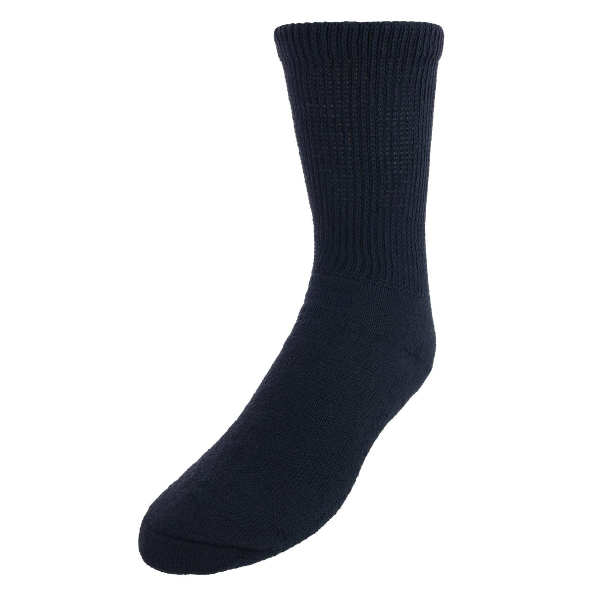 CTM® Men's Diabetic Non Binding Crew Socks (3 Pairs)