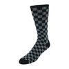 Men's Cotton Blend Race Flag Checkered Socks