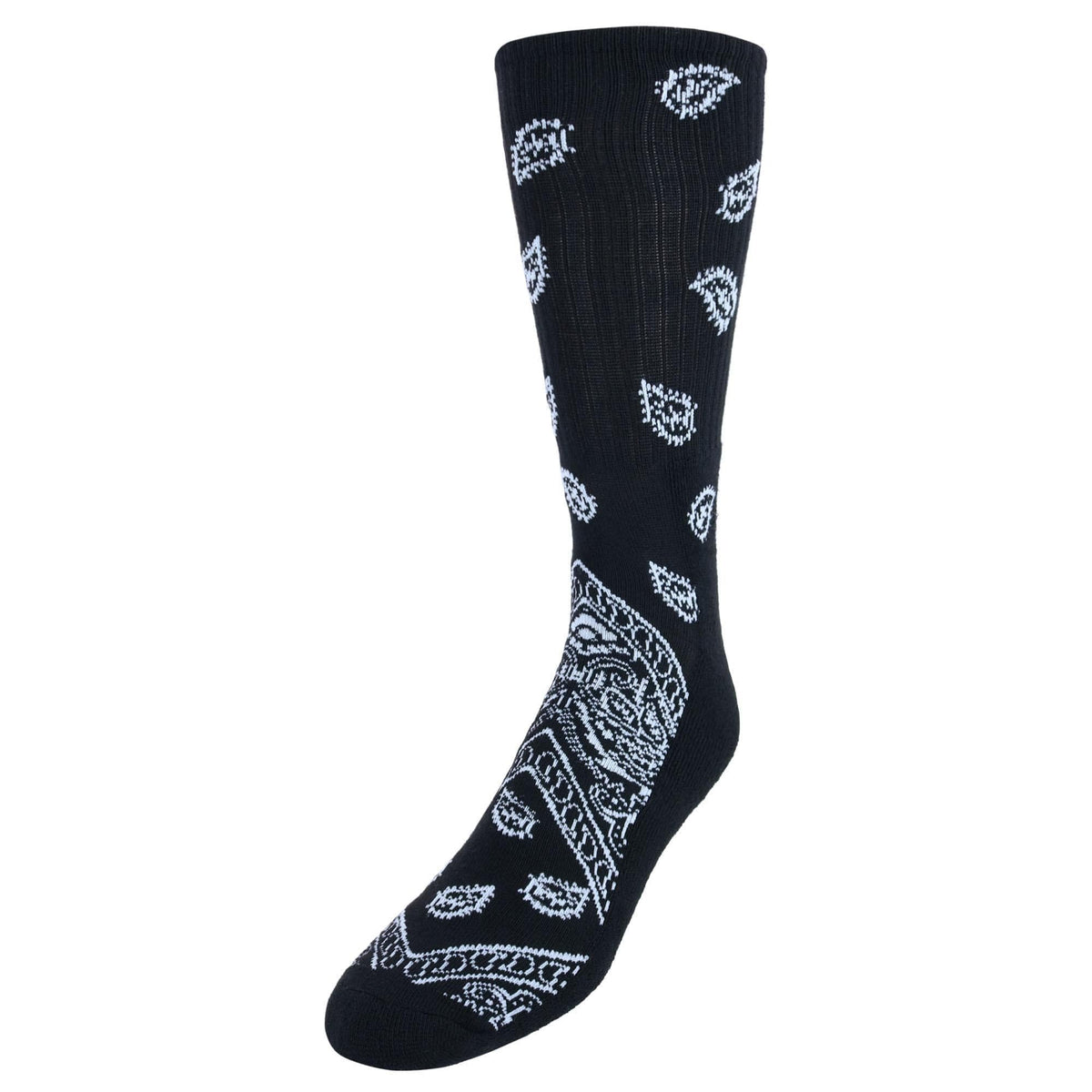 CTM® Men's Asombroso Bandana Socks (1 Pair) - Men's Asombroso Bandana Socks (1 Pair)