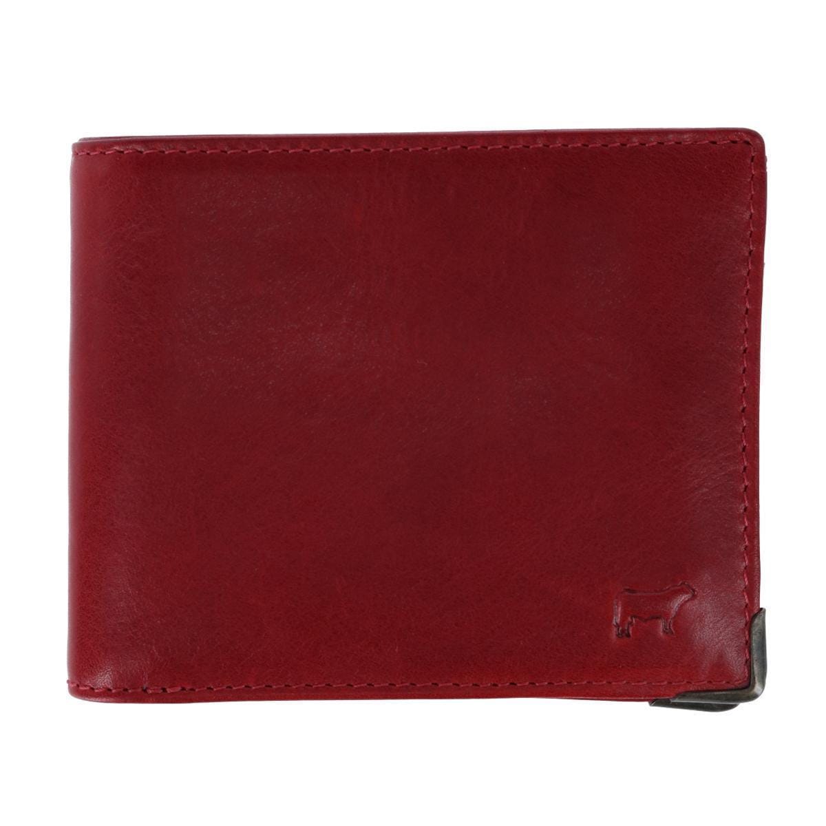 Will Leather Goods Men's William Magnate Billfold Wallet - Red