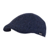 Men's Herringbone Shetland Pub Cap with Curved Peak