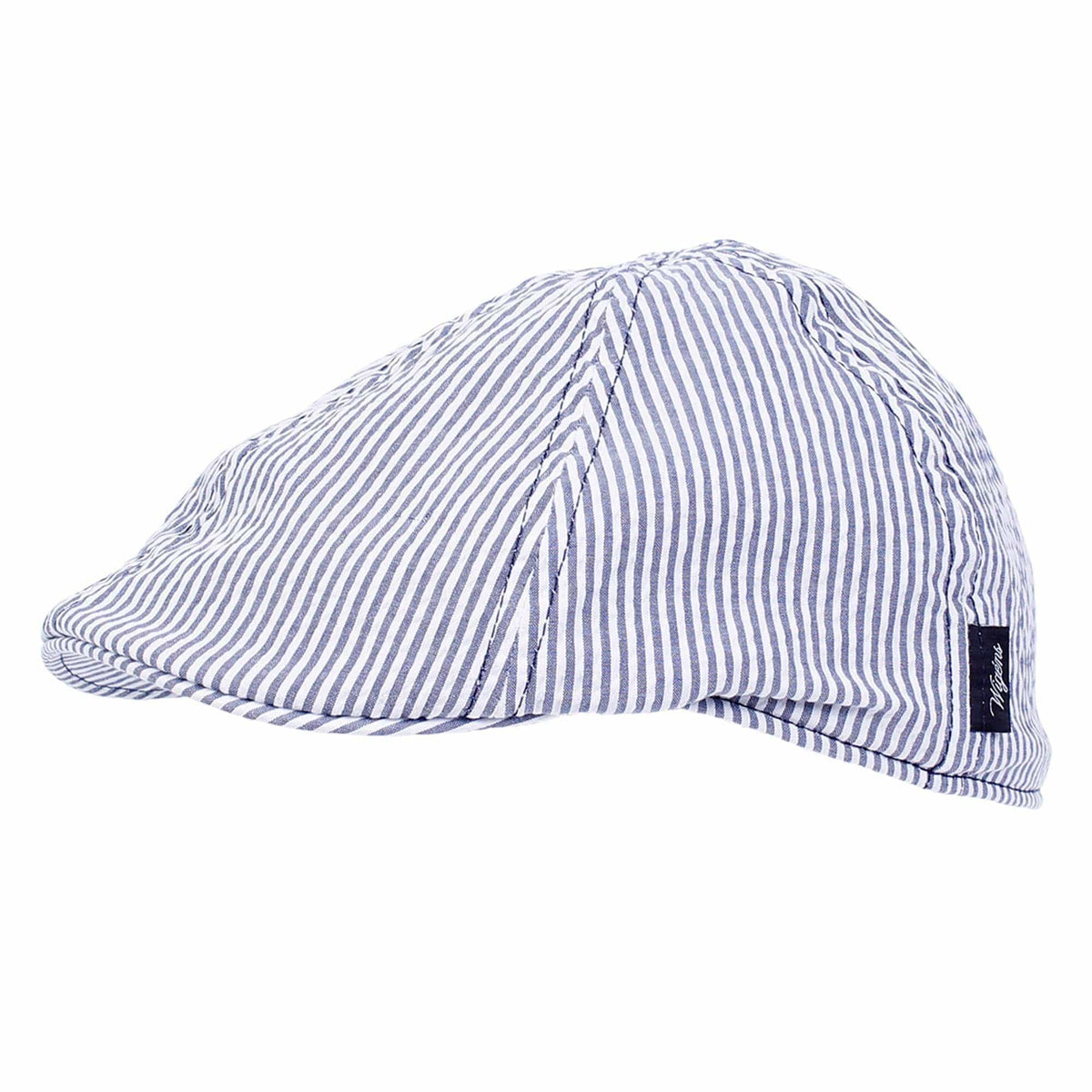 Wigens Men's Patterned Seersucker Pub Cap - Men's Patterned Seersucker Pub Cap