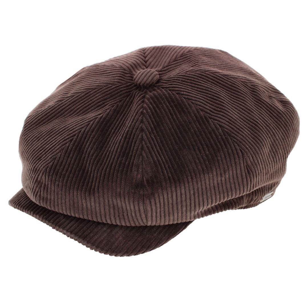 Wigens Men's Brisbane Moss Corduroy Retro Newsboy Cap - Men's Brisbane Moss Corduroy Retro Newsboy Cap