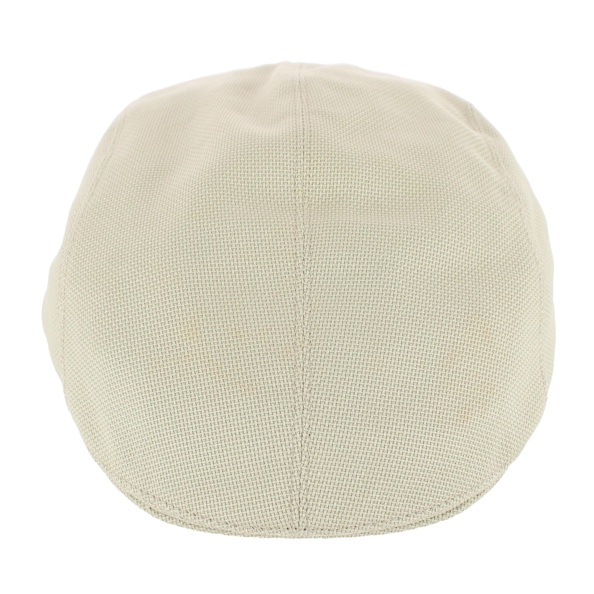 Wigens Men's Canvas Dyed Modern Ivy Cap - Khaki