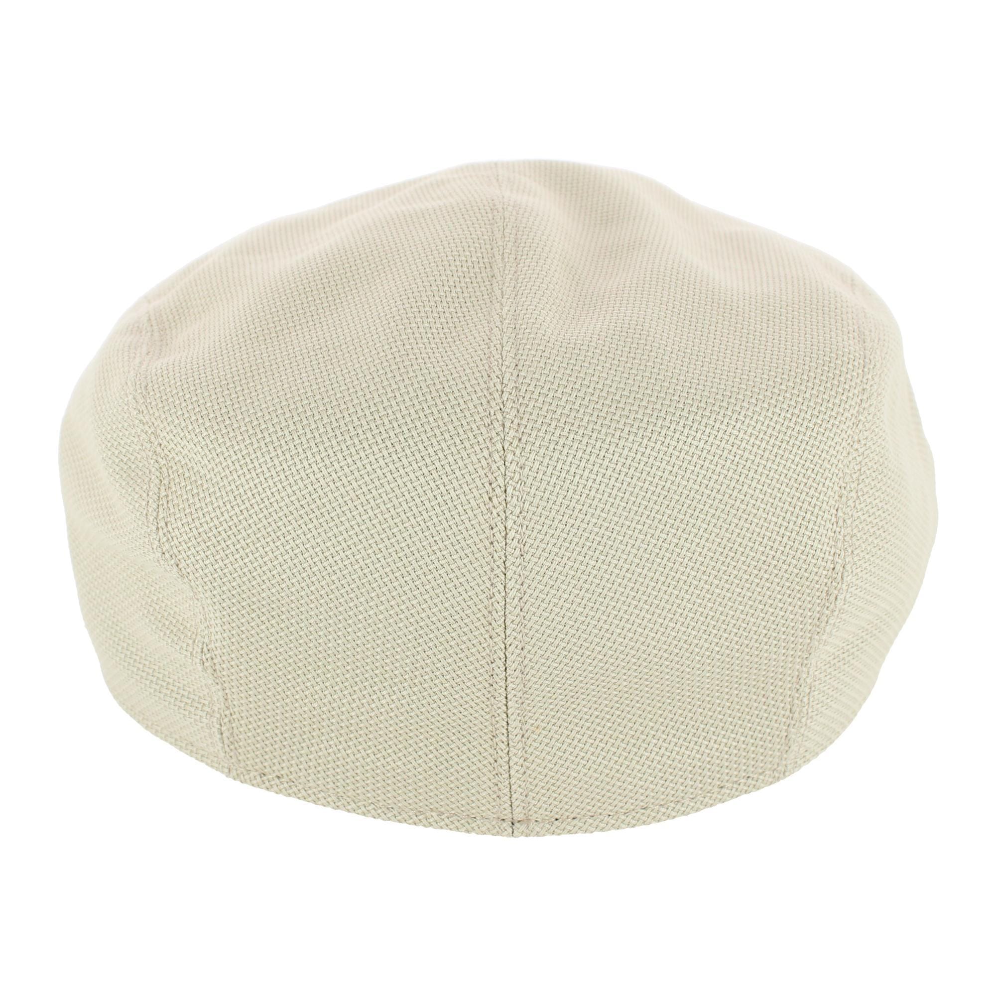 Wigens Men's Canvas Dyed Modern Ivy Cap - Khaki