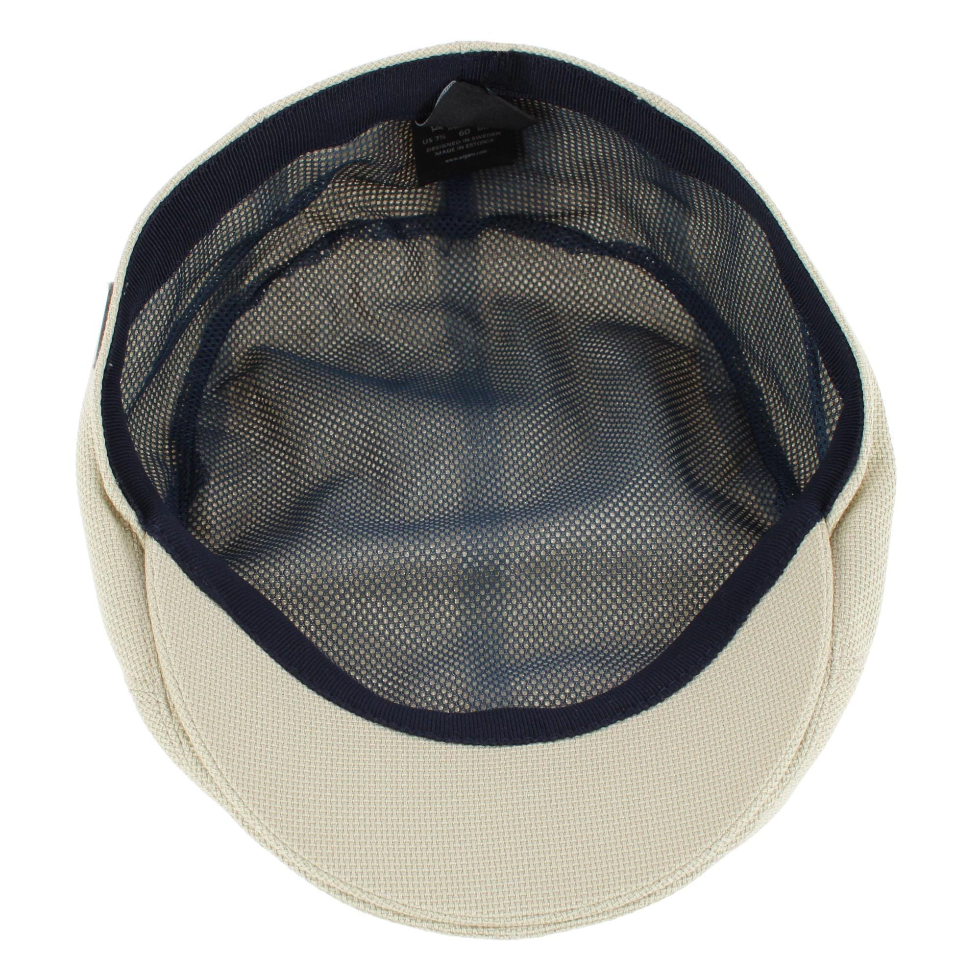 Wigens Men's Canvas Dyed Modern Ivy Cap - Khaki