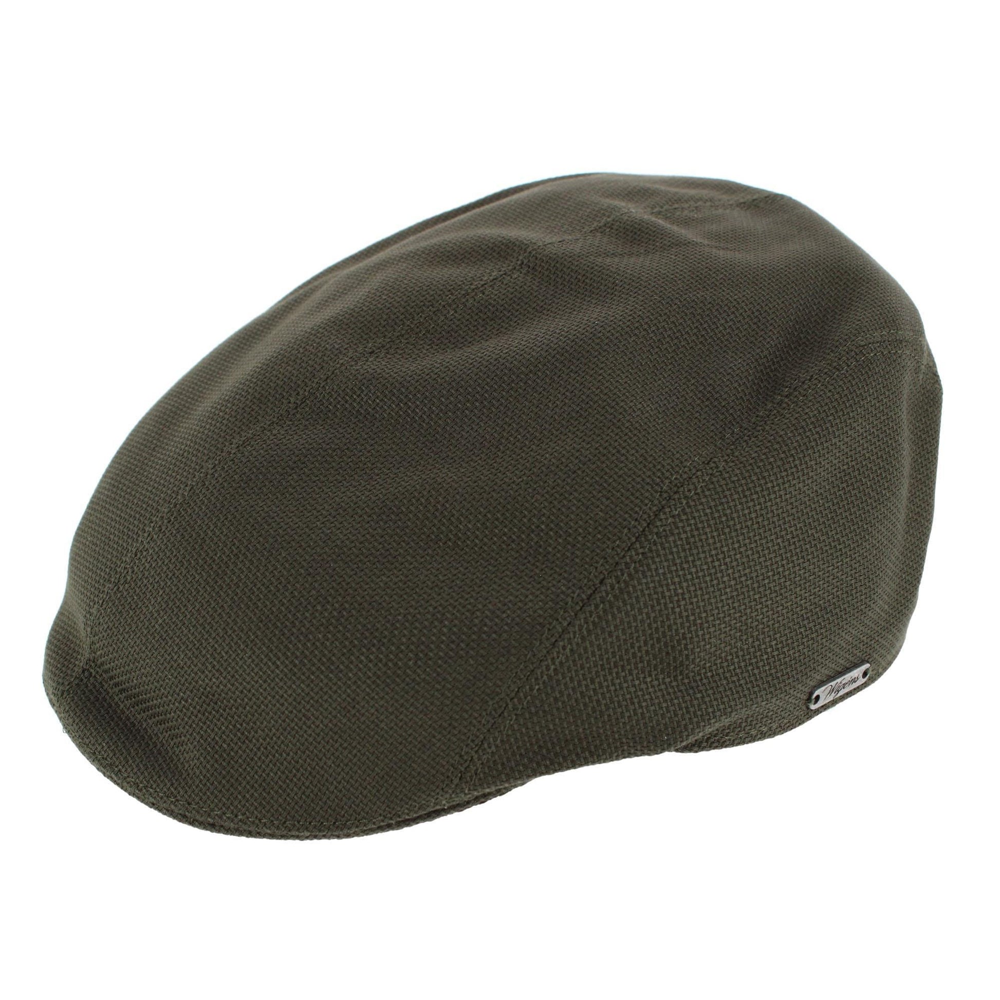 Wigens Men's Canvas Dyed Modern Ivy Cap - Olive