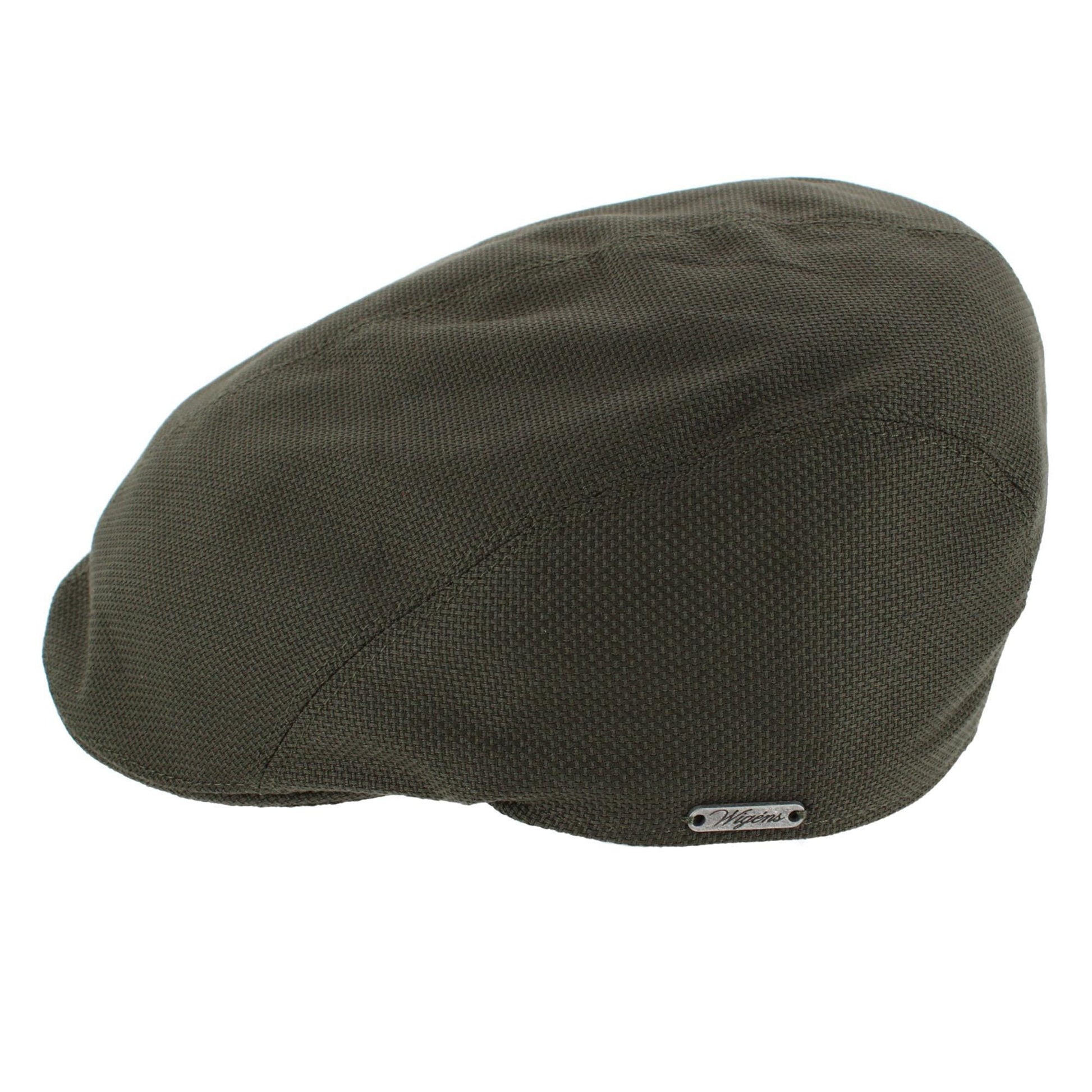 Wigens Men's Canvas Dyed Modern Ivy Cap - Olive