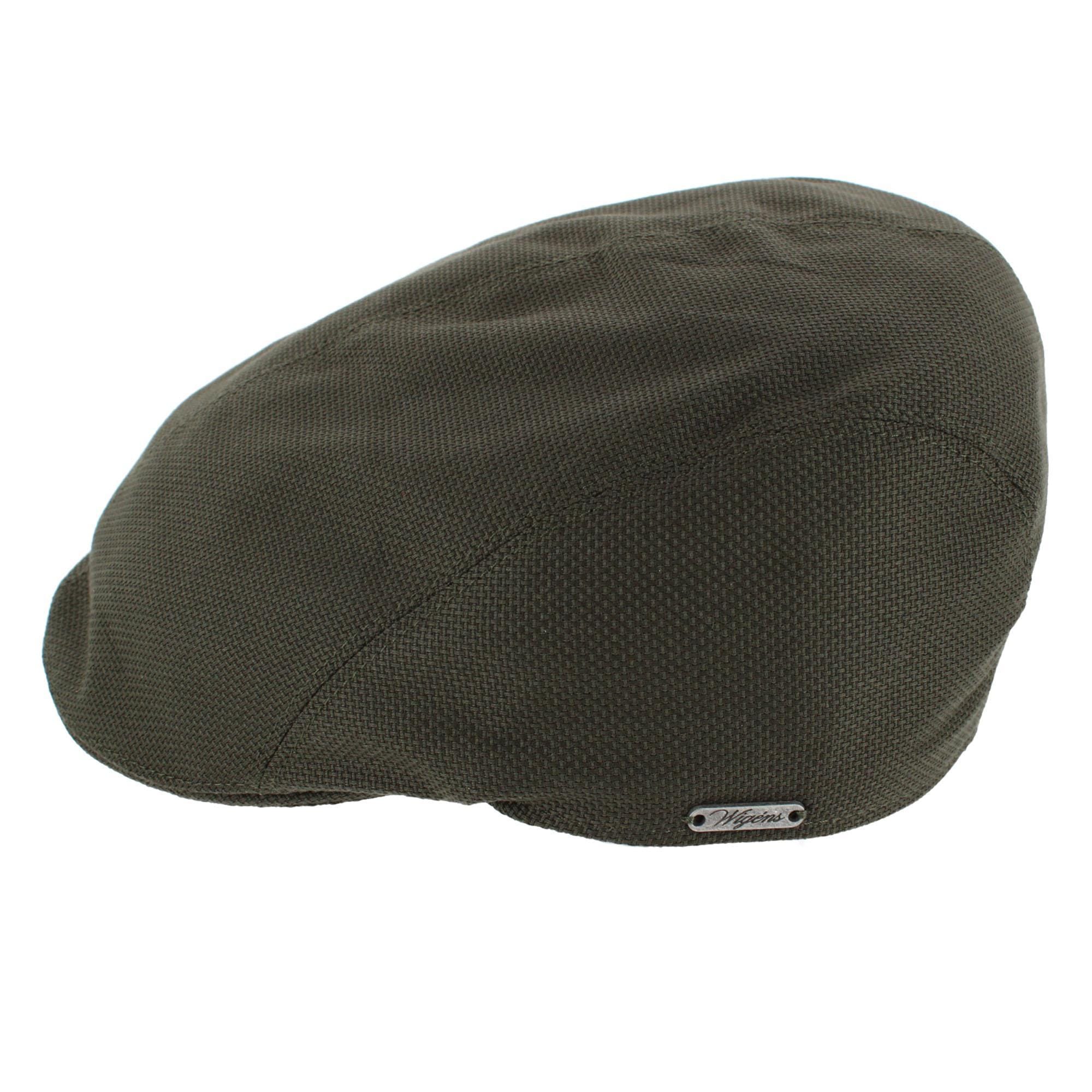 Wigens Men's Canvas Dyed Modern Ivy Cap - Olive