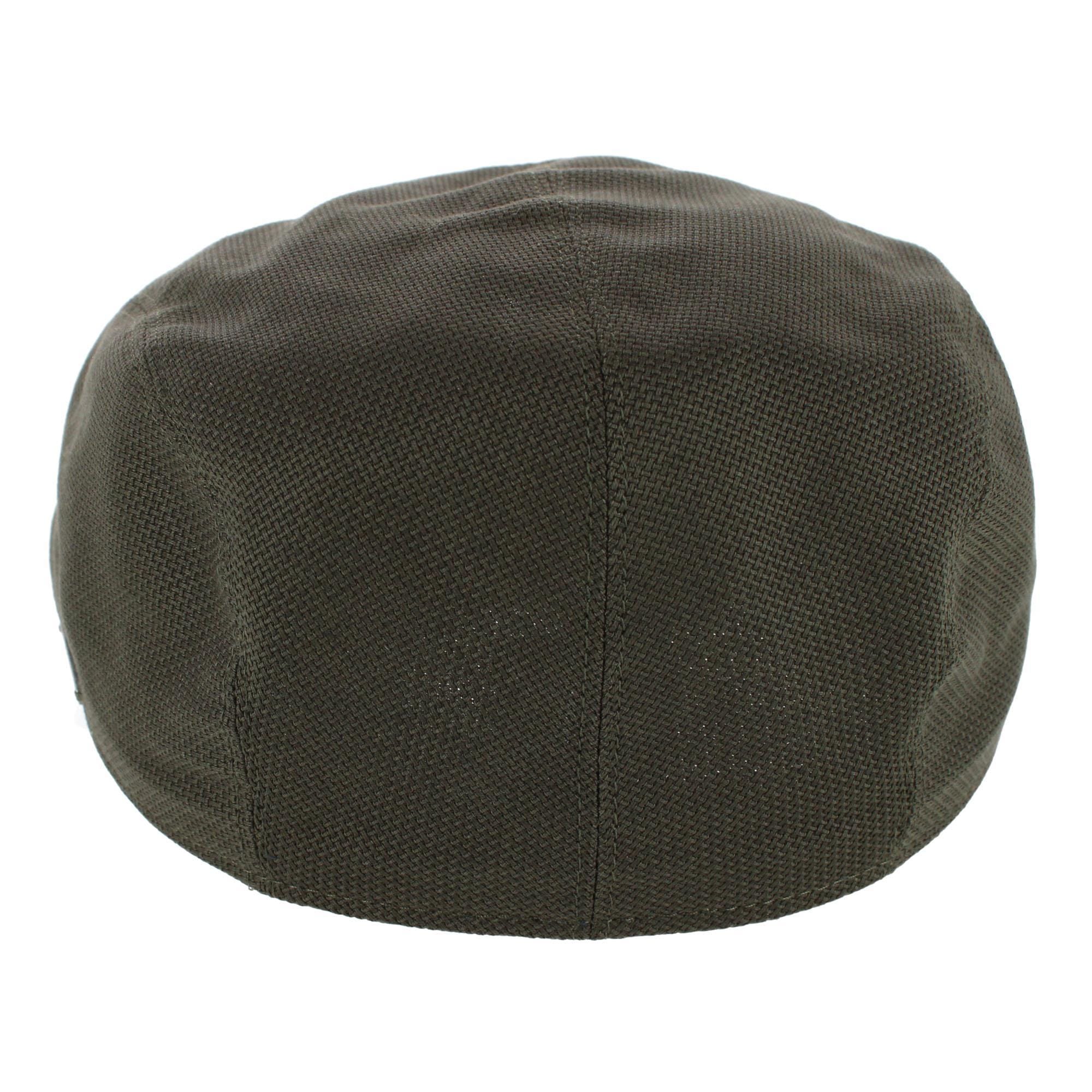 Wigens Men's Canvas Dyed Modern Ivy Cap - Olive