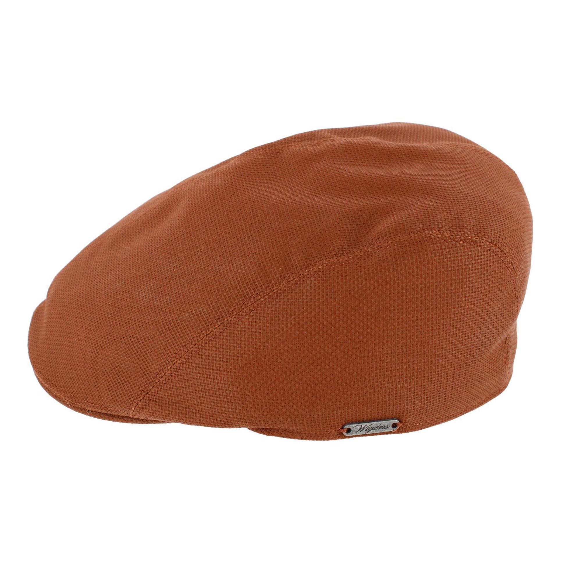 Wigens Men's Canvas Dyed Modern Ivy Cap - Orange