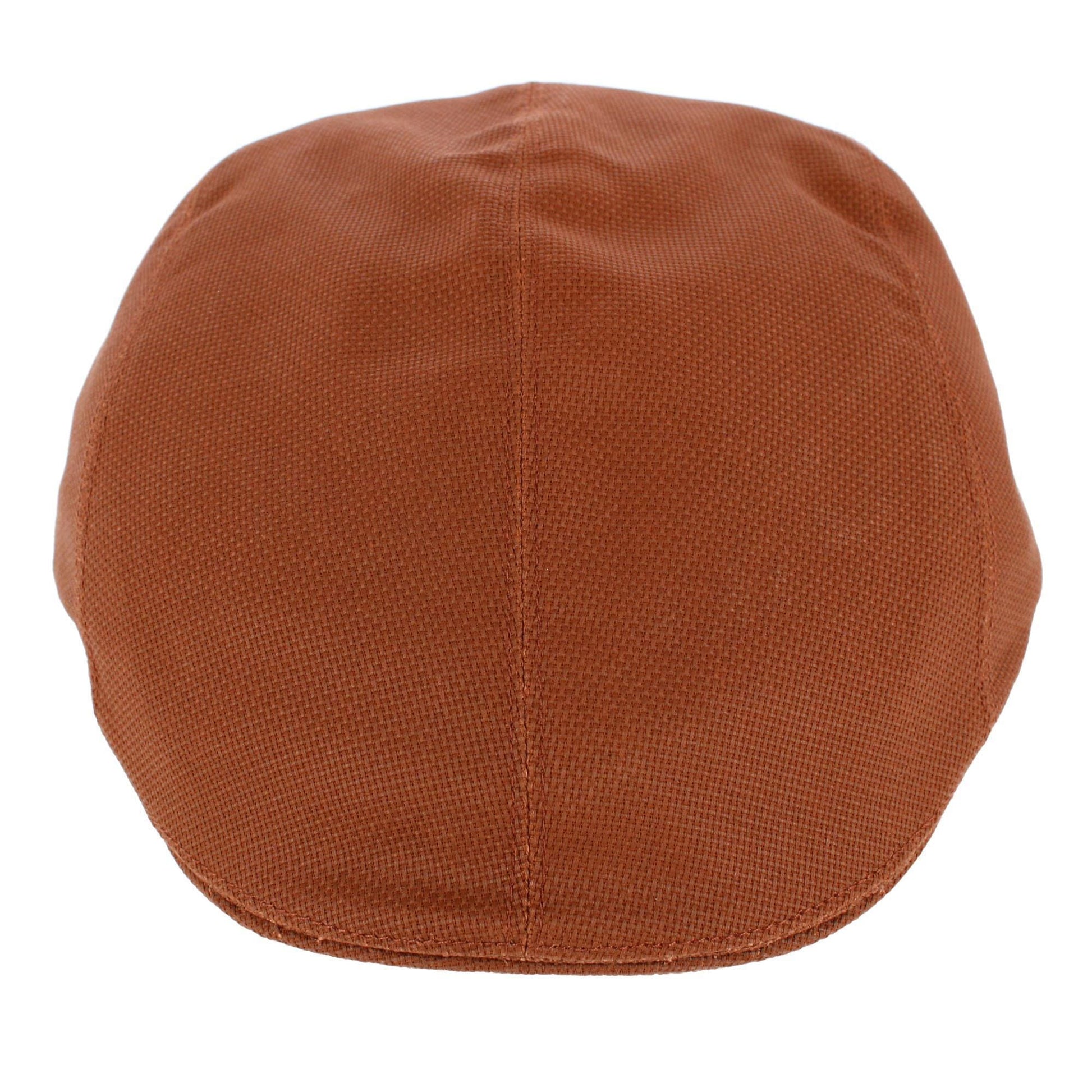 Wigens Men's Canvas Dyed Modern Ivy Cap - Orange