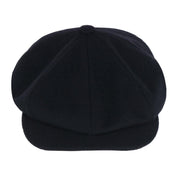 Men's Classic Retro Newsboy Cap with Curved Peak