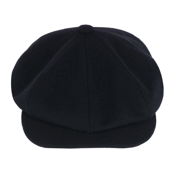 Men's Classic Retro Newsboy Cap with Curved Peak